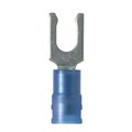 Panduit 18-14 AWG Nylon Locking Fork Terminal #6 Stud PK100, Seam: Grip Sleeved PN14-6LF-C